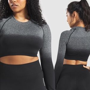 Gymshark ombré seamless top